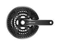 Shimano Set de Pédalier Deore FC-T6010 Hollowtech II avec Garde-Chaîne noir
