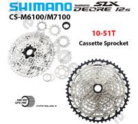 SHIMANO Deore M6100 SLX M7100 volant d'inertie de vélo de montagne 12 vitesses 12V Variable 12 vitesses volant 12S 10-51T Micro Cassette cannelée M7100 10-51T