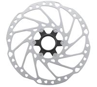 Shimano Deore Rt64 Center Lock Brake Disc Argenté 203 mm Silver