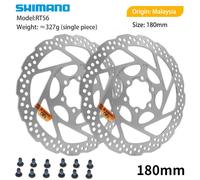 Shimano Deore Sm-Rt56 Disque De Frein 160mm/180mm Vtt Vélo 6 Boulons/05/2019 Rotor Pour 2pcs Vtt Disque De Frein Vélo Accessoires De Cyclisme - Type 2pcs-[Rt56]-180mm