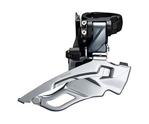 SHIMANO Deore Trekking FD-T6000 Dérailleur Avant 3x10 Collier Haut Down Swing, Silver