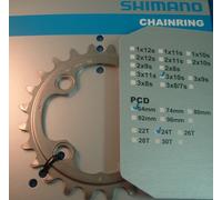 Shimano Deore XT M780/M770 24T-AE X 64BCD Vtt Neuf / Cache Chainring- 3x10-Spd-