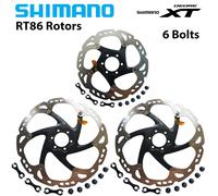 Shimano Deore XT RT86 disque de frein de vélo 6 boulons technologie de point de glace vtt disque de vélo de montagne 160MM 180MM 203MM RT86 180mm 1pc