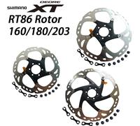 Shimano Deore XT RT86 SLX RT76 RT26 RT56 RT66 disque de frein 6 boulons technologie de point de glace disque de vélo de montagne vtt 160MM 180MM 203MM RT86 160mm
