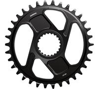 Shimano Deore XT SM-CRM86 Plateau de pédalier 34 dents Shimano Direct Mount pour chaîne HG+ 12 vitesses, compatible avec manivelle FC-M8200, noir