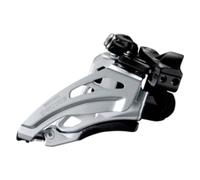 Shimano Deore Side Swing Fd-m617lx6 66-69° Low-c Front Derailleur Argenté 2 x 10s Black / Silver