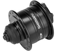 Shimano DH-3D37 6 Volts/3 Watts, Verrouillage Central à 32 Trous Dynamo de moyeu Black 6-Trou