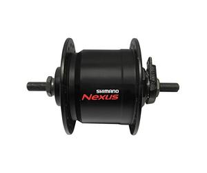 SHIMANO DH-C3000-3N, Dinamo al mozzo Unisex Adulto, Nero, Taglia Unica