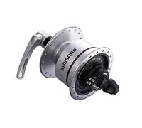 Shimano DH3N72A Nexus Dynamo de vélo pour Anneau de Frein Relâchement Rapide Moyeu Avant Argenté 36 Trous