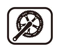 Shimano E-Bike Systems Fc-M8050 (XT Logo M8100) Manivelle Silver/Black 165 mm