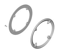 SHIMANO E-Bike Systems Sm-Cre80 Anneau de Protection de chaîne Double Silver/Black One Size