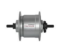 SHIMANO E-DHC30003NNASG Dynamo de moyeu, Unisexe adulte, Argent, 100 mm