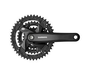 SHIMANO E-fcm371c866cl Pédalier Unisexe-Adulte, Noir, 170 mm