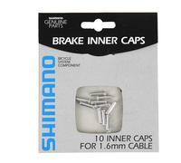 Pièces embouts de câble de frein Shimano (x10) Argenté