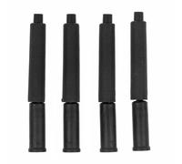 Pièces bouchon extérieur étanche avec languette et protection en caoutchouc Shimano (x4) Noir