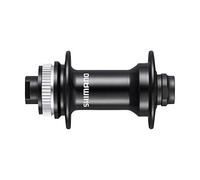 SHIMANO Essieu traversant HB-RS470 à Verrouillage Central et 28 Trous Moyeu de Roue Avant Black 100 x 12 mm