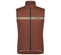 Shimano - Evolve Wind Vest Insulated - Gilet de cyclisme - XXL - mirror brown