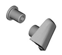 Shimano Fc-08 Vis du Plateau Silver/Black 8x101 mm