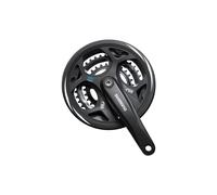 Shimano FC-M311 Altus square taper chainset, 48/38/28T, with chainguard, 170 mm
