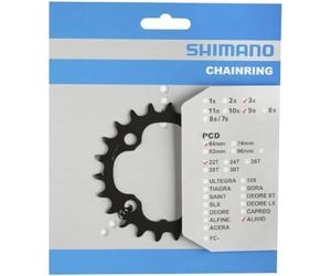 SHIMANO Fc-M4000/M4050 Plateaux Silver/Black One Size