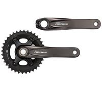 Shimano FC-M6000 Deore 10-speed chainset, 38/28T, 48.8 mm chain line, 175 mm