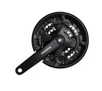 SHIMANO FC-MT101 Jeu de manivelle 9 Vitesses Noir 2020 VTT Noir Taglia unica