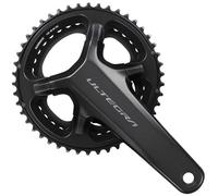 Shimano Fc-r8100 Crankset Argenté 172.5 mm / 46/36t Black