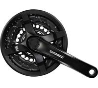 SHIMANO FC-TY 501 Pédalier TY 501 42/34/24 175 mm 4 pans 6/7/8 fois avec KSS, noir (1 kit)