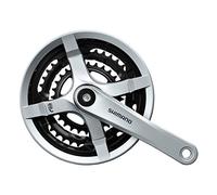 SHIMANO Fc-ty501 Carré 6/7/8 Vitesses Pédalier Mixte, argenté, 170mm