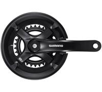 Shimano FC-TY501 chainset 46 / 30, double, 7 / 8-speed, 175 mm, with chainguard,