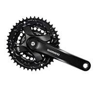 SHIMANO FC TY501 Square 6/7/8 Speed Chainset, Unisex, E-FCTY501C244XLB, Black, 170 mm