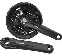 SHIMANO FCMT210-3 Pédalier 40/30/22 dents 175mm, axe fixe avec KS, noir (1 kit)