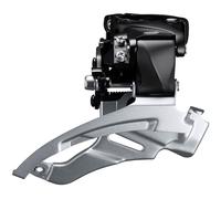 Shimano FD-M2000 Altus 9-speed MTB front derr, conventional swing, dual-pull 66-