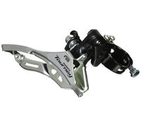 Shimano FD-TY300 Tourney 6/7-speed triple front derailleur, top pull, 28.6 mm, f