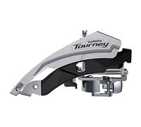 Shimano Dérailleur avant FD-TY601 Tourney – Triple, Top Swing, Double Traction, 63-66, 48T, Noir