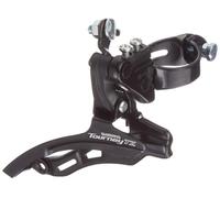 Shimano FD-TZ500 6-speed MTB front derailleur, down swing, down pull, 31.8mm, 66
