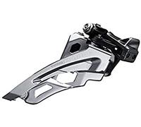 Shimano Deore Side Swing Fd-m6000 66-69º Front Derailleur Argenté 3 x 10s