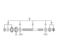 SHIMANO Fh-3500 Essieux Creux Silver/Black One Size