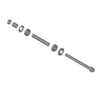 Shimano FH-QC400-HM-B Axe Creux Complet, Noir, Taille Unique