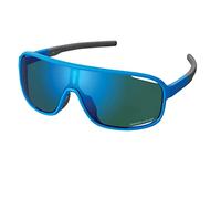 SHIMANO GAFAS Lunettes Unisexe pour Adultes, Blue W/Ridescape Gravel (Multicolore), Taille Unique