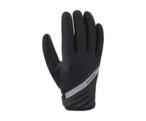 SHIMANO Gants Longs SH, Unisexe, Adulte, Noir, M