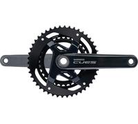 SHIMANO Garniture de pignon "CUES FC-U8000-2" 170 mm longueur de manivelle ligne de chaîne 48,8 mm 2 fois 32/46 dents Hollowtech II noir