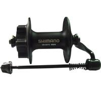 SHIMANO HBM475 Moyeu de frein à disque avant 100mm, 32 trous, fixation 6 trous, noir