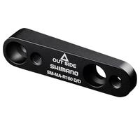 SHIMANO ISMMAR160DDB Adaptateur de montage pour support de frein à disque route, SM-MA-R160D/D, 1 boulon de fixation, 1 boulon de fixation B 2, 1 support SNAP, 2 rondelles