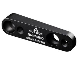SHIMANO ISMMAR160DDB Adaptateur de montage pour support de frein à disque route, SM-MA-R160D/D, 1 boulon de fixation, 1 boulon de fixation B 2, 1 support SNAP, 2 rondelles