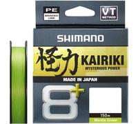 SHIMANO Kairiki 8+, 150m, 0,06mm, 4.8kg / 10,58lbs, vert, tresse 8 fuseaux
