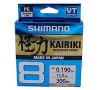 SHIMANO Kairiki 8, 300 Meter, Gris Clair, 0.280mm/29.3kg, Fil de Pêche Tressé, 59WPLA68R18