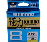 Line Kairiki 8 150m 0.28mm 29.3kg Yellow