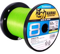 SHIMANO Kairouki 8, 3000m, 0,2mm, 17.1kg / 37,7lbs, vert, tresse 8 fuseaux, 59WPLM98S1F
