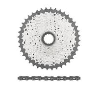Shimano Kit d'Usure SLX Cassette CS-M7000-11 + Chaîne CN-HG601 11 vitesses gris 11-42